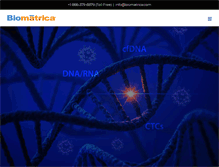 Tablet Screenshot of biomatrica.com